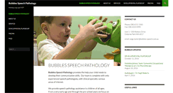 Desktop Screenshot of bubbles-speech.com.au